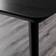 IKEA Lisabo/Karlpetter Black Bordsgrupp 78x140cm 5st