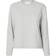 Selected Essential Long Sleeved Boxy T-shirt - Light Grey Melange