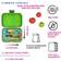 Yumbox Panino Leakproof Bento Lunch Box Matcha Green Race Cars Tray