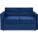 Simplie Fun Loveseats Blue Sofa 54.5" 2 Seater