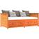 vidaXL 844437 Wax Brown Sofa 207.5cm 3 personers