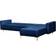 Beliani Toomey Navy Blue Soffa 267cm 4-sits