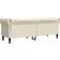 vidaXL Chesterfield Cream Sofa 201.5cm 3 personers