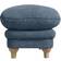 Plumpton Denim Blue Foot Stool 49.5cm