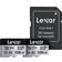 LEXAR Silver Plus 128GB UHS-I V30 205MB/s microSDXC Twin pack Sliver