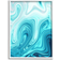 Stupell Blue Abstract Ripples White Framed Art 11x14"