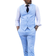 Truclothing Men's Summer Suit Waistcoat Trousers - Light Blue