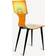 Fornasetti Sole Yellow/Orange Kitchen Chair 95cm