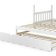 Costway Trundle Ladder Twin Bunk Bed