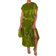 Never Fully Dressed Jacquard Midi Erin Dress - Green