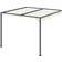 OutSunny Pergola Retractable Canopy 3x3 m