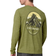 Patagonia Men's Long Sleeved Capilene Cool Daily Graphic Shirt - Chouinard Crest/Buckhorn Green X-Dye