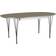 Fritz Hansen Superellipse B620 Brown Ottowa/Matt Black Matbord 100x270cm