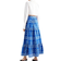 Lollys Laundry Sunset Maxi Skirt - Blue