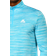 Montirex Trail 1/4 Zip T-shirt - Neon Blue/White