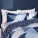 Dreamscene Geometric Shapes Duvet Cover Blue (200x135cm)
