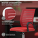 ML Design Ergonomic Swivel Red Chaise de bureau 99cm