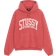 Stussy International Relaxed Hoodie Unisex - Washed Red