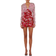 ROTATE Birger Christensen Printed Mini Ls Dress - Wildeve/Prism Pink Comb