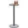 mDesign Drink Table Smoke Chrome Small Table 24.1cm