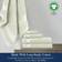 Delara Organic Cotton Luxuriously Plush Towel Green (177.8x91.4cm)