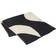 Broste Copenhagen Maren Filt Beige, Svart (180x130cm)