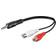 Goobay 3.5mm - 2RCA M-F 0.2m