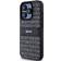 DKNY mono stripe & metal logo case for iphone 15 pro max black