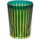 L'Objet Prism Highball Emerald/Chartreuse Drinking Glass 50.3cl 4pcs