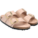 Birkenstock Arizona Big Buckle Natural Leather Patent High Shine Two-Strap Sandals - New Beige