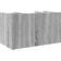 vidaXL For desk Gray Sonoma