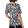 Dorothy Perkins Zebra Print Banded Hem Top - Multi