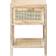 Beliani boho modern Brown Bedside Table 29x35cm