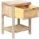 Beliani boho modern Brown Bedside Table 29x35cm