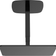 Lykke Raised and Lowerable Black Skrivbord 55x92cm