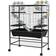 Pawhut Hamster Cage with Tubes Storage Shelf Ramps Platforms Running Wheel Large