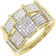 Jewelry Unlimited Trio Rings Set - Gold/Diamonds