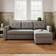 Dunelm Barker Grey Sofa 215cm 3 Seater