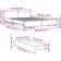 vidaXL 3279955 Sengeramme 123x193cm