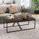 Homcom Industrial Design wood/Black Soffbord 60x80cm