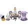 Sylvanian Families Coffret Halloween 3 Figurines Déguisées Mobilier et Goûter d'Halloween Noir