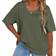 Shein Plus Womens Solid Color Simple Short Sleeve TShirt For Daily Wear