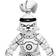 NECA Usagi Yojimbo Action Figure Samurai Usagi Yojimbo Black & White Figure 18 cm