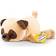 Zuru Hug-A-Lumps Series 1 Pug Olly Weighted Plush, medium 35 cm 1,5 kg, brun låda, Pug
