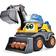 Dickie Toys ABC Volvo Danny Digger Light Up 5 Sounds