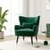 Fairmont Park Modern Green Armchair 89cm