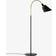 &Tradition Bellevue AJ7 Black/Brass Floor Lamp 130cm