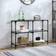 vidaXL 846030 Transparent/Black Konsolbord 30x118.5cm