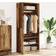 vidaXL 3307700 Antique Wood Armoire 80x200cm