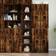 vidaXL 3281670 Smoked Oak Skænk 40x185cm